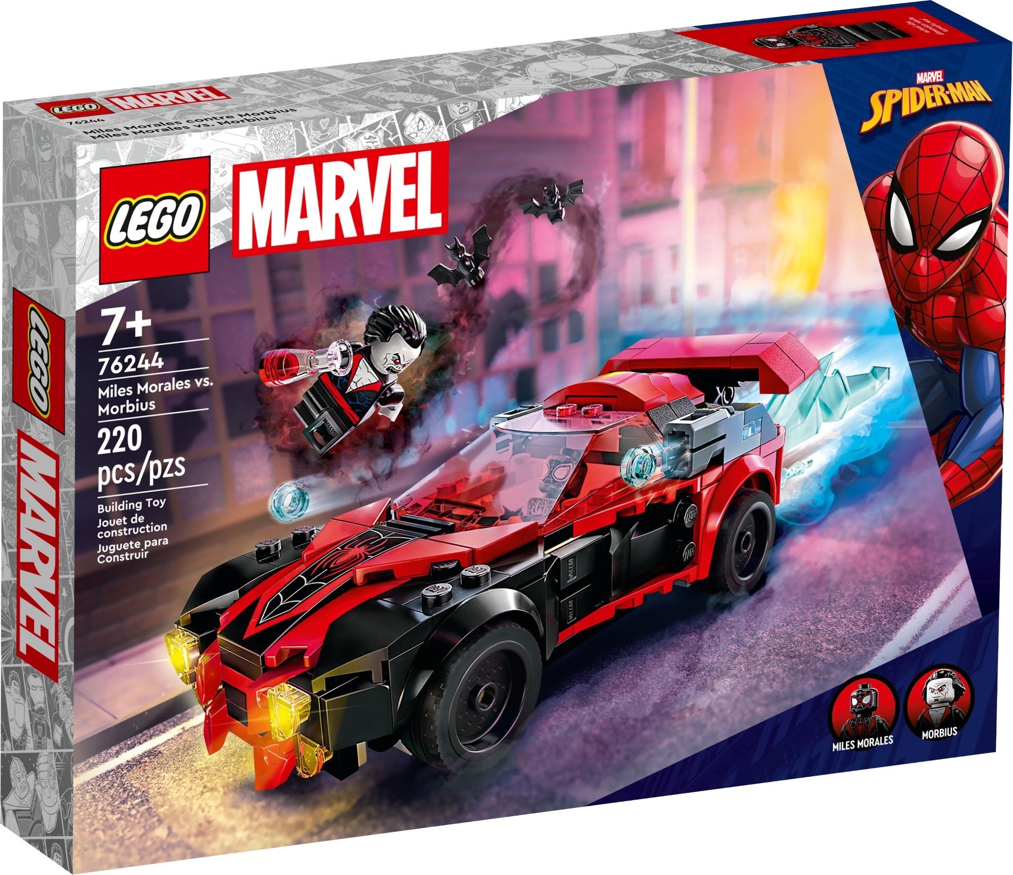LEGO Marvel Super Heroes Miles Morales vs. Morbius 76244