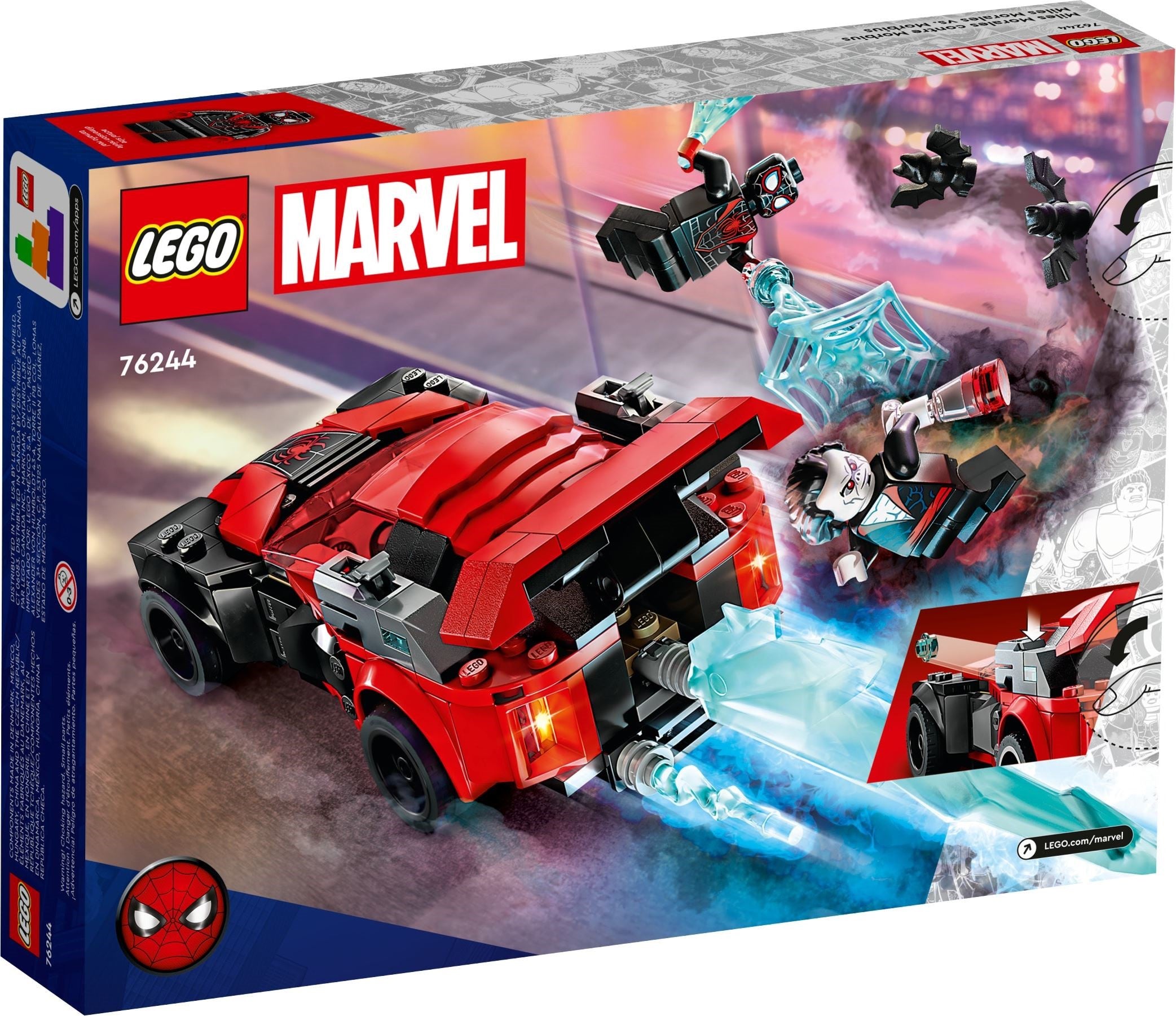 LEGO Marvel Super Heroes Miles Morales vs. Morbius 76244