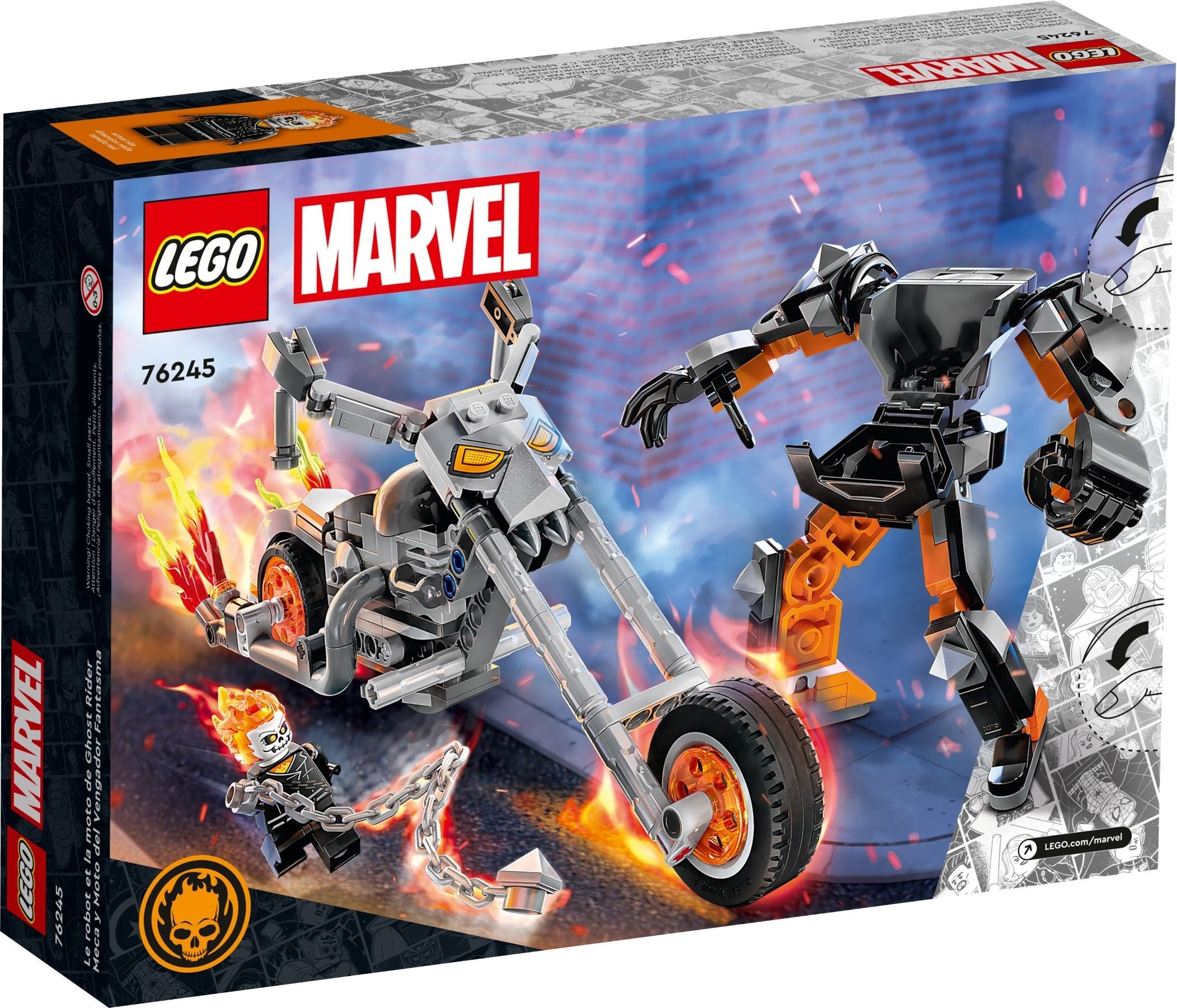 LEGO Marvel Super Heroes Ghost Rider mit Mech & Bike 76245