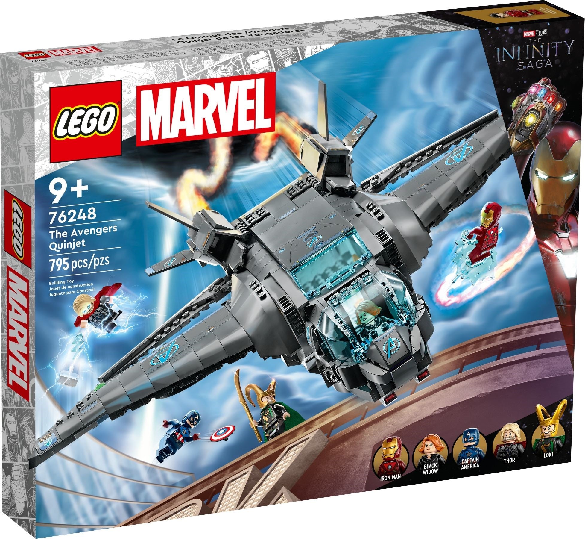 LEGO Marvel Super Heroes Der Quinjet der Avengers 76248