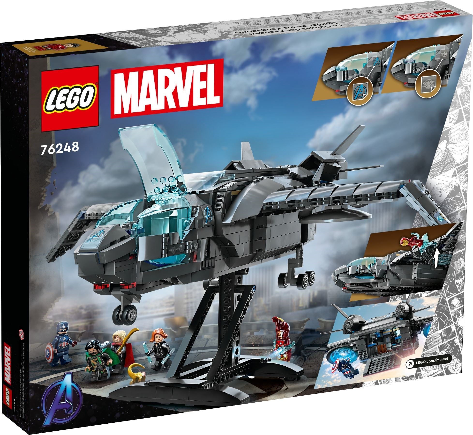 LEGO Marvel Super Heroes Der Quinjet der Avengers 76248