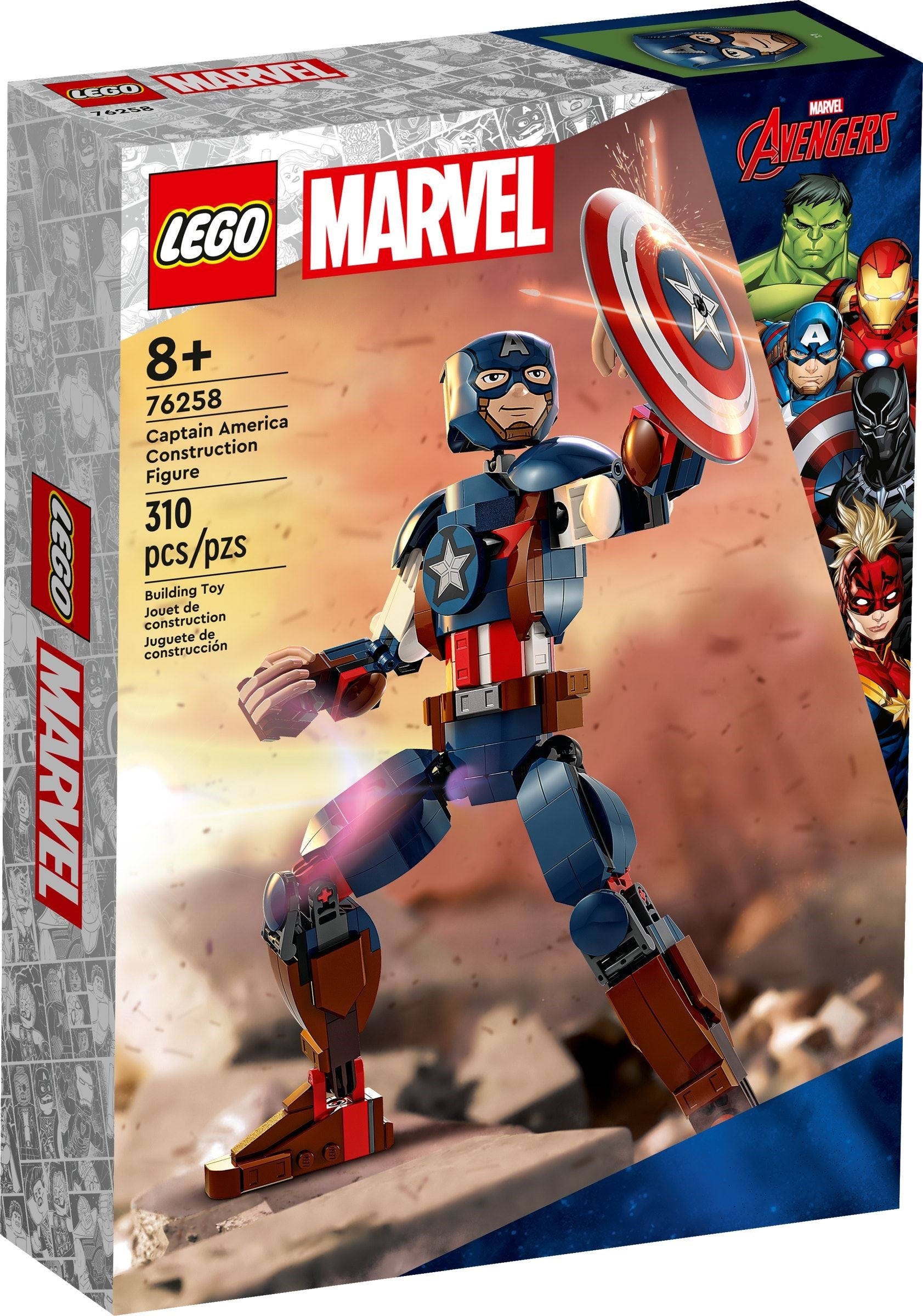LEGO Marvel Captain America Baufigur 76258