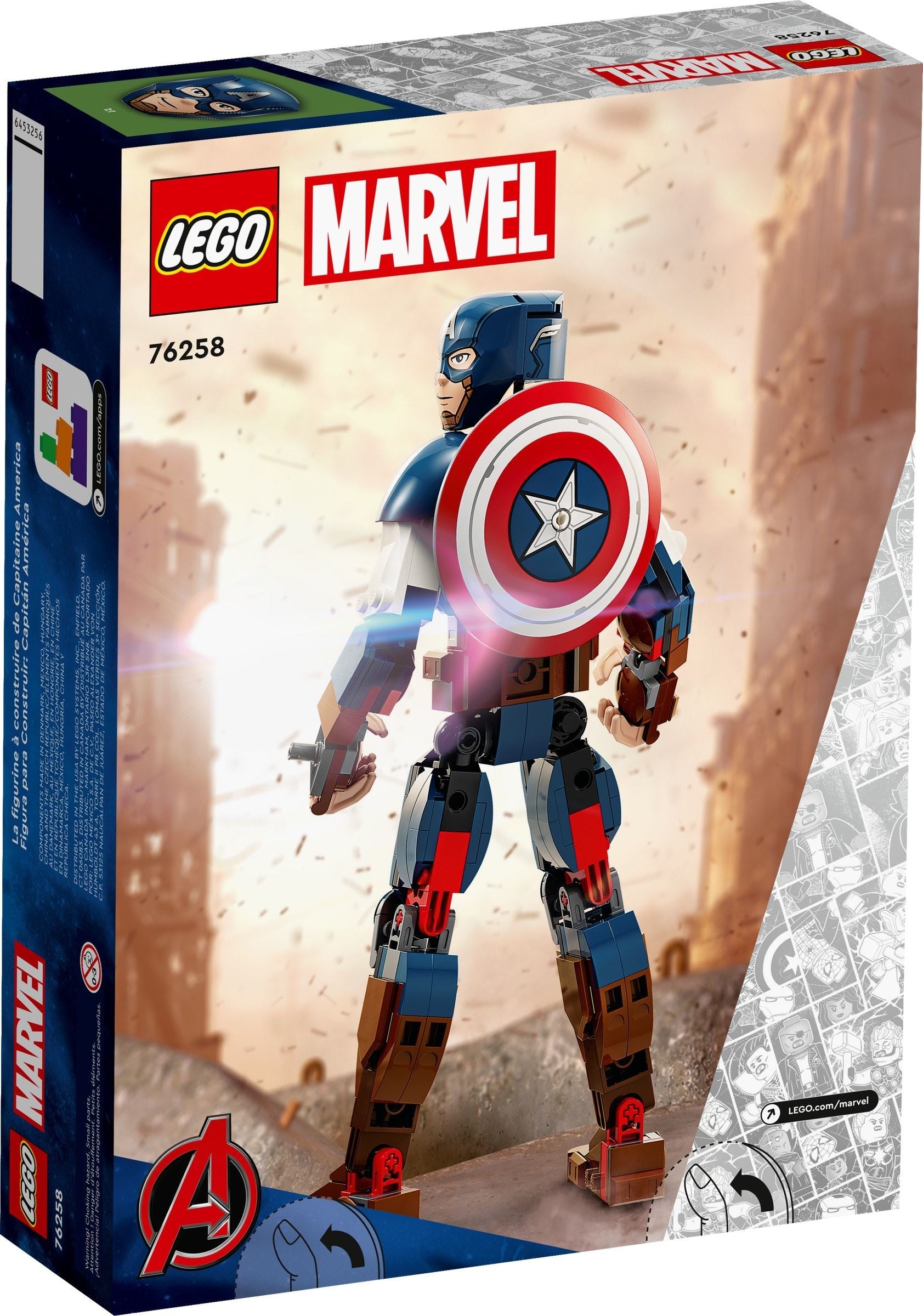 LEGO Marvel Captain America Baufigur 76258