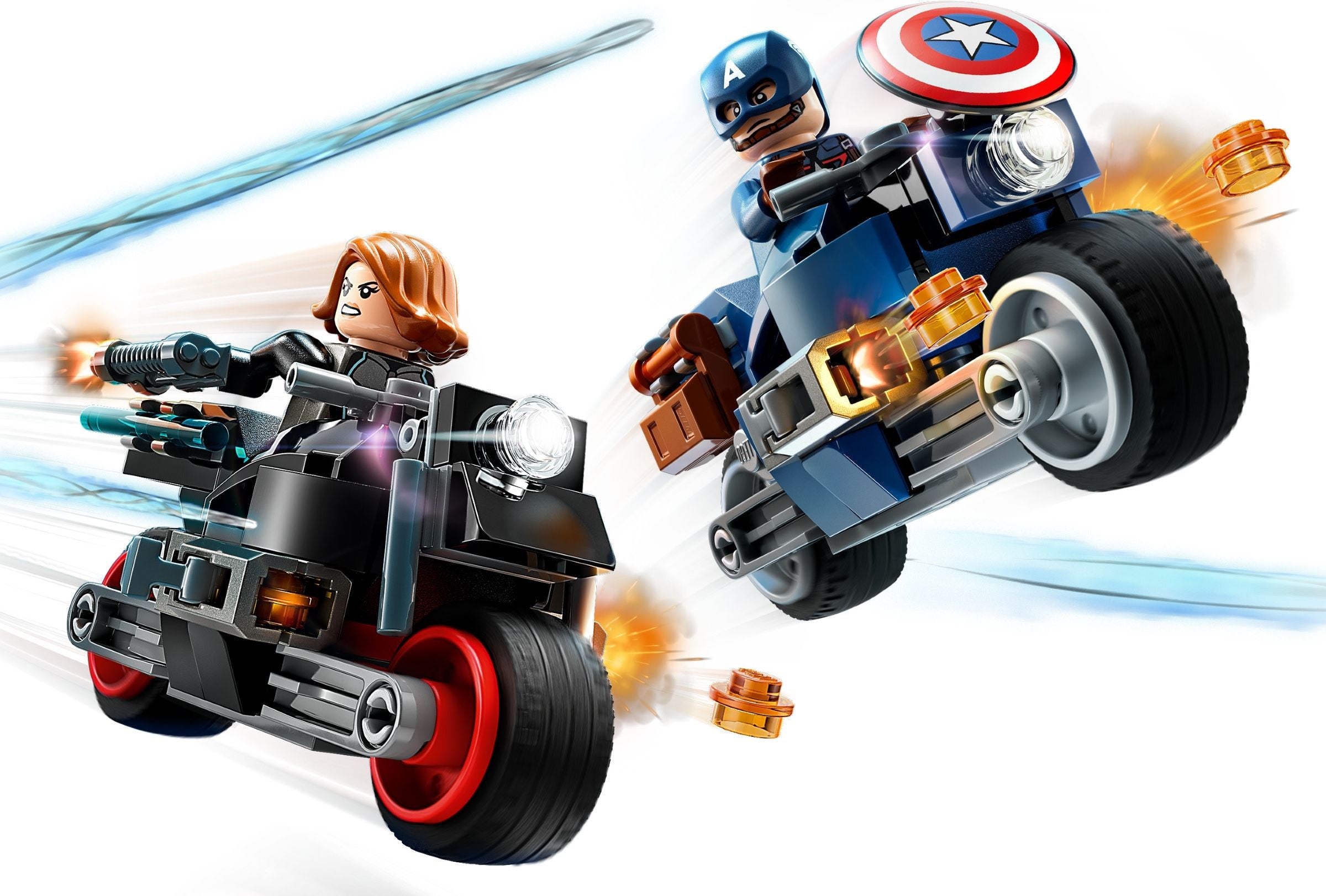 LEGO Marvel Black Widows & Captain Americas Motorräder 76260