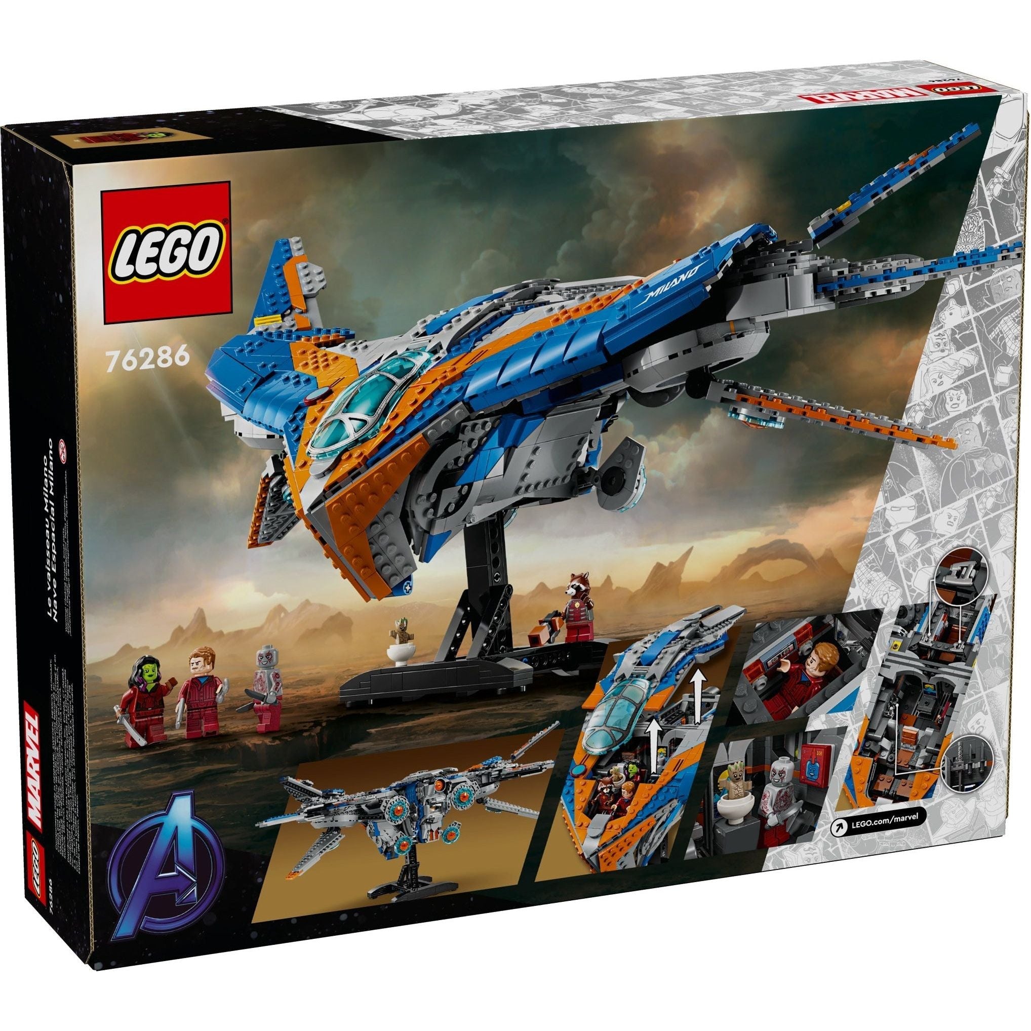 LEGO Marvel Super Heroes Das Raumschiff Milano 76286