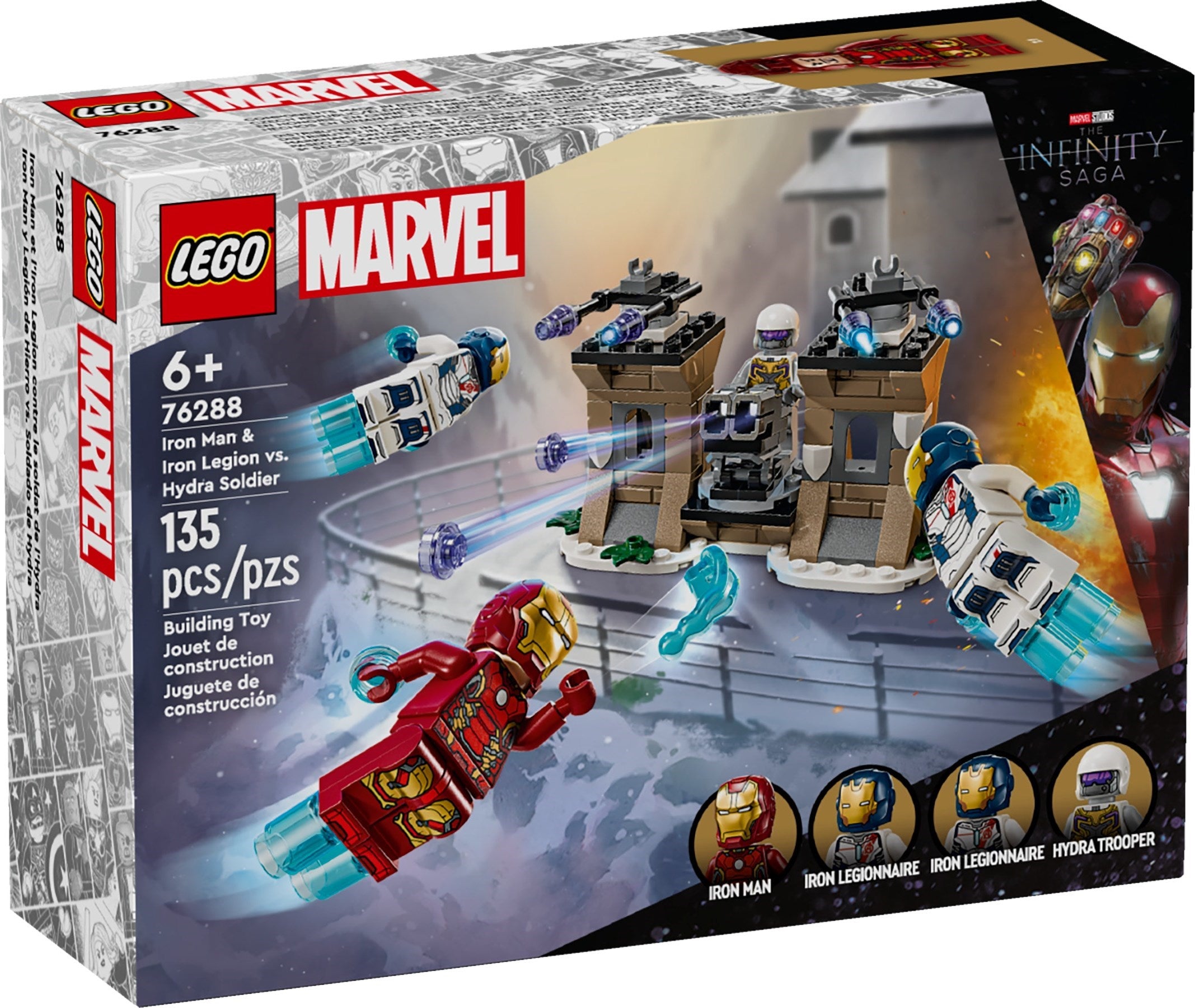 LEGO Marvel Super Heroes Iron Man & Iron Legion vs, Hydra-Soldat 76288
