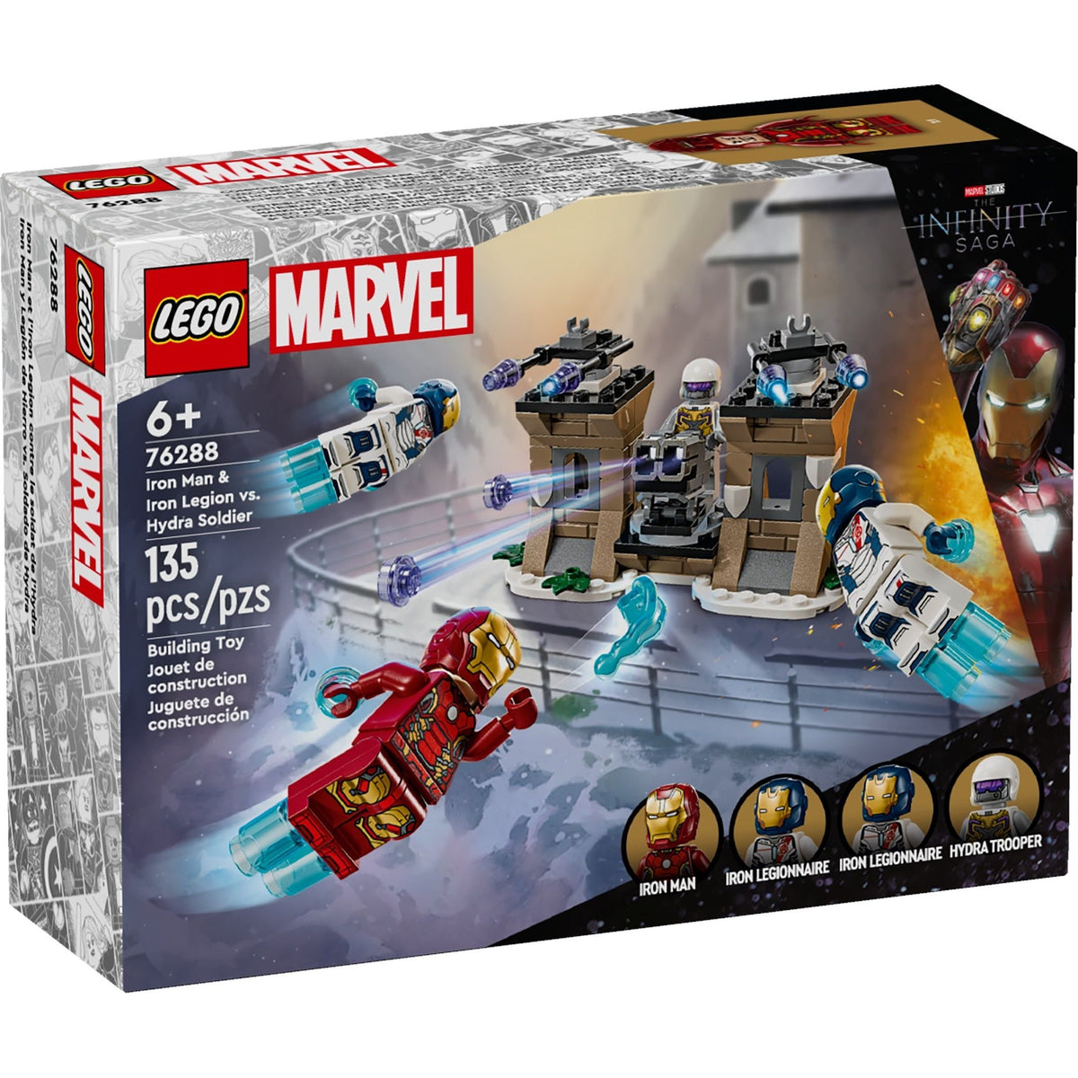 LEGO Marvel Super Heroes Iron Man & Iron Legion vs, Hydra-Soldat 76288