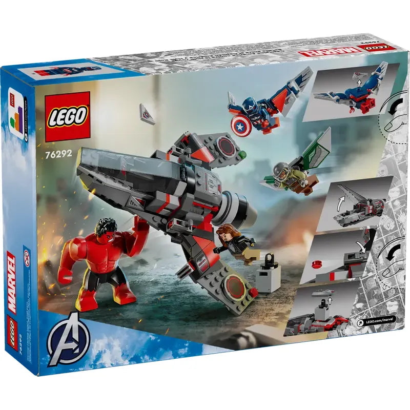 LEGO Marvel Showdown zwischen Captain America und Red Hulk 76292