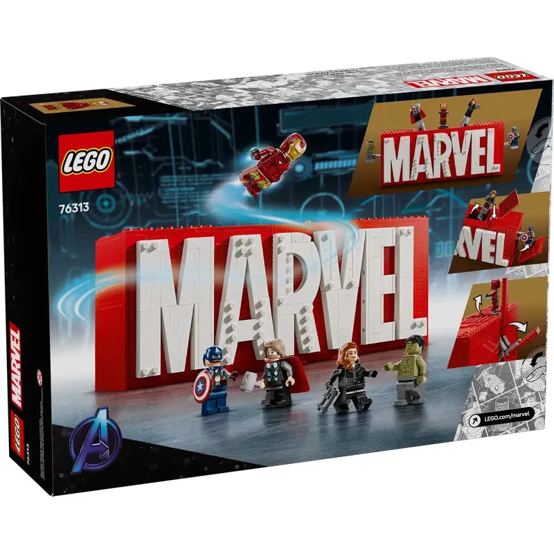 LEGO Marvel Super Heroes™ MARVEL Logo & Minifiguren 76313