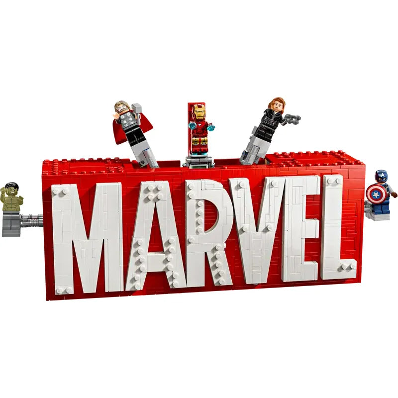 LEGO Marvel Super Heroes™ MARVEL Logo & Minifiguren 76313