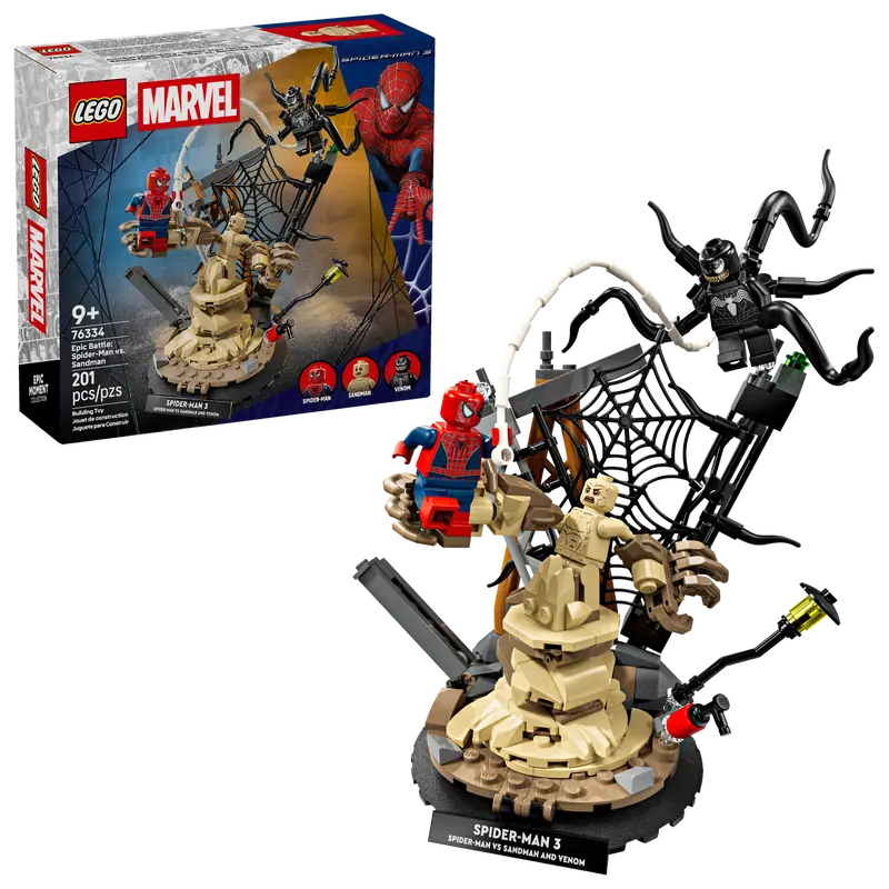 LEGO Marvel Großer Showdown: Spider-Man vs. Sandman 76334