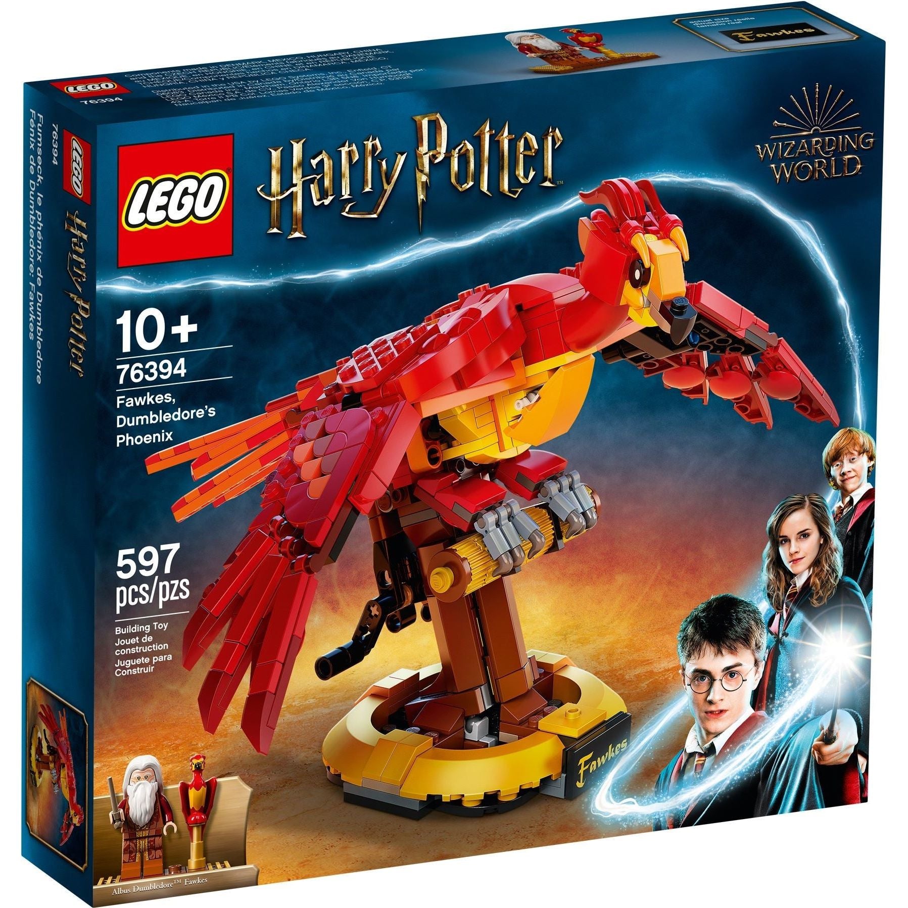 LEGO Harry Potter Fawkes Le Phénix de Dumbledore 76394