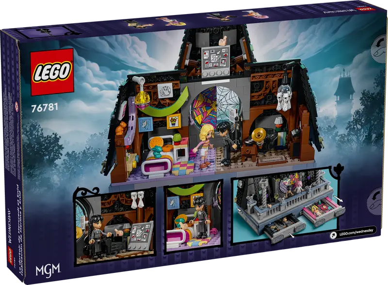 LEGO Exklusiv Wednesdays und Enids Zimmer im Studentenwohnheim 76781