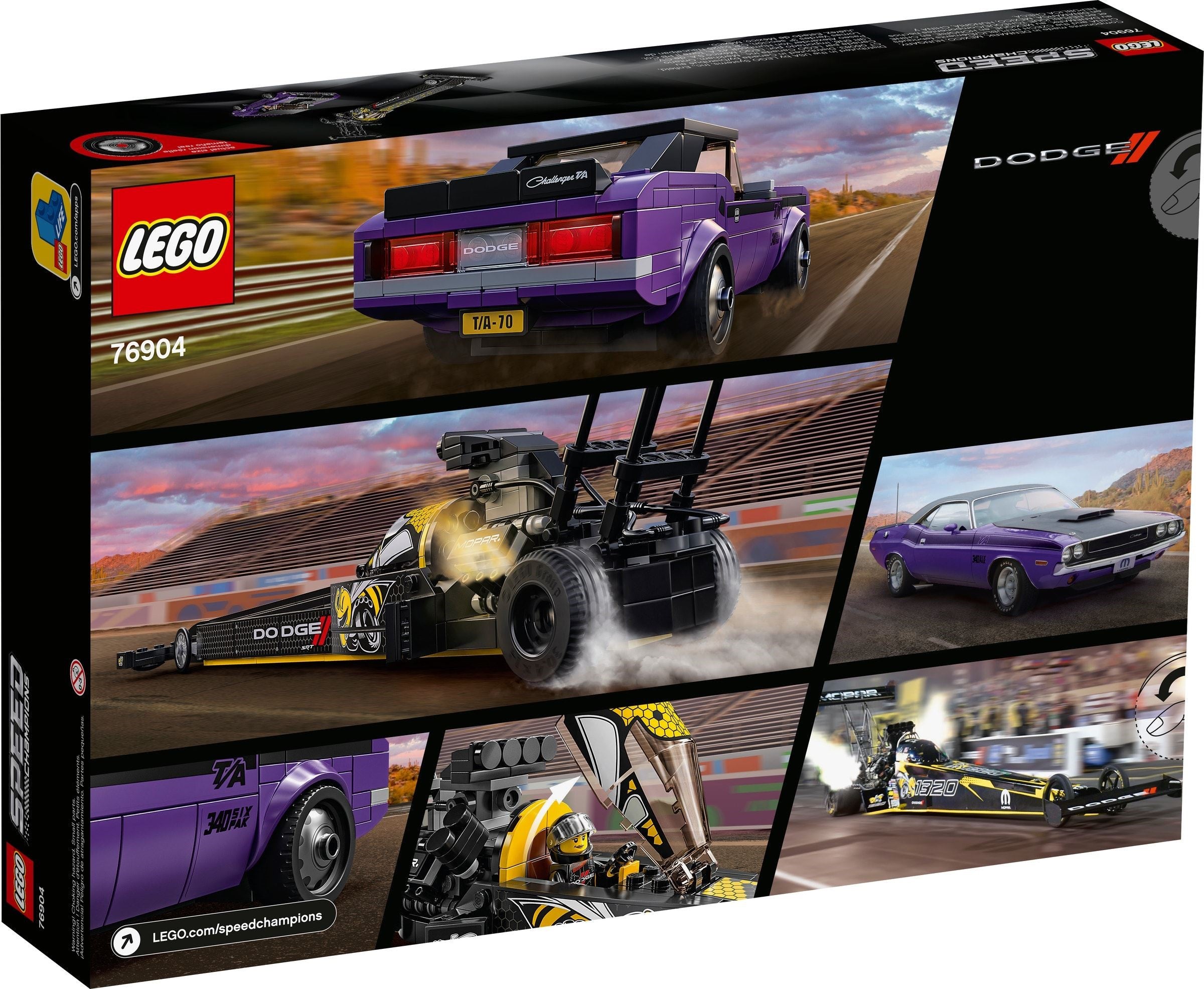 LEGO Speed Champions Mopar Dodge // SRT & 1970 Challengerr 76904