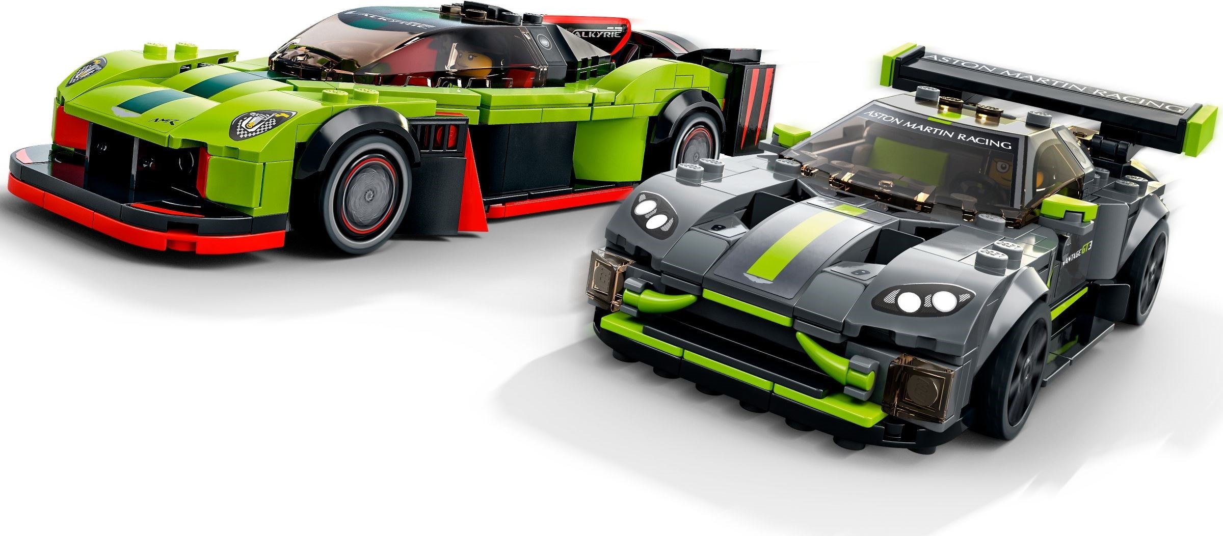 LEGO Speed Champions Aston Martin Valkyrie AMR Pro & Aston Martin Vantage GT3 76910