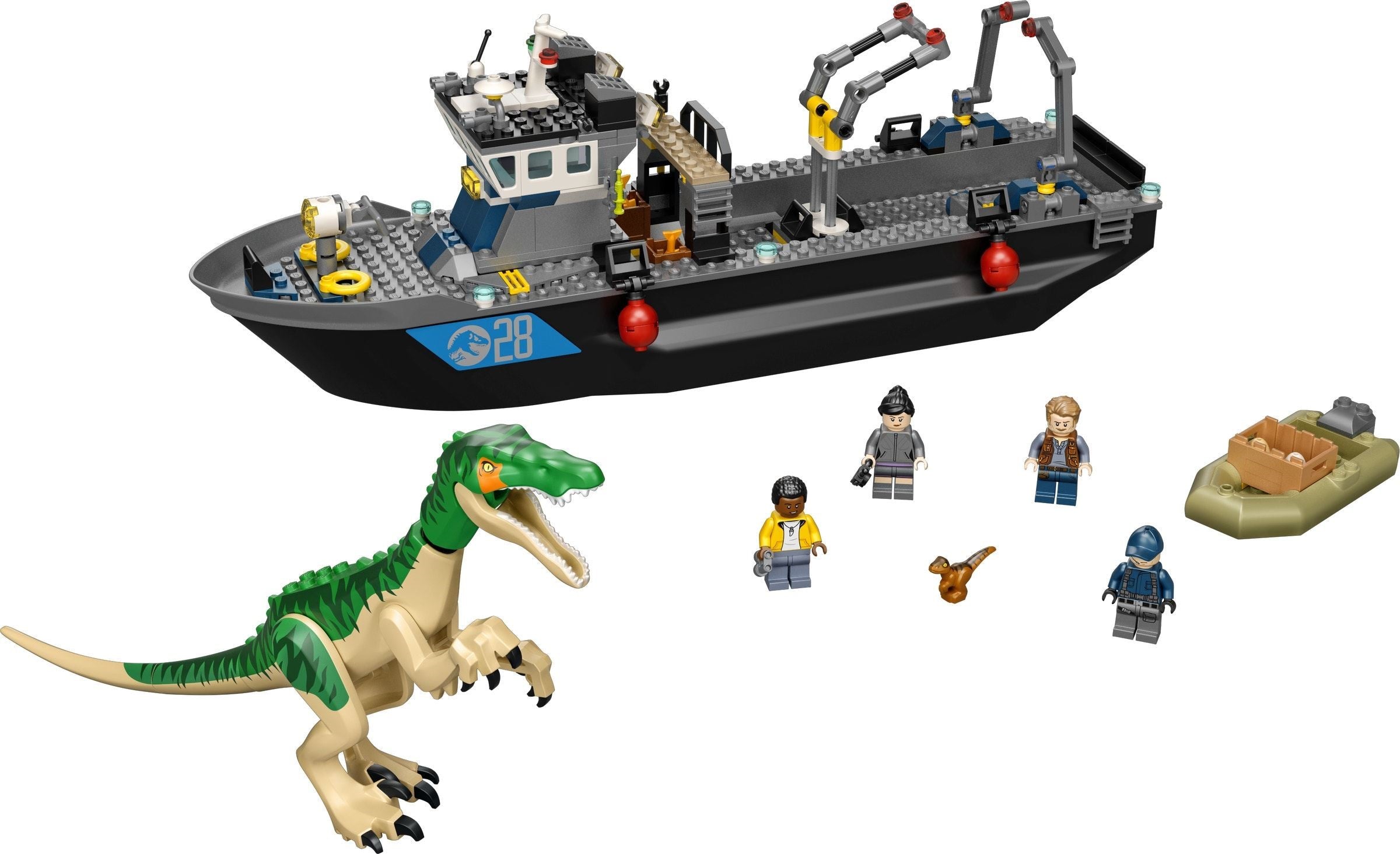LEGO Jurassic World Flucht des Baryonyx 76942