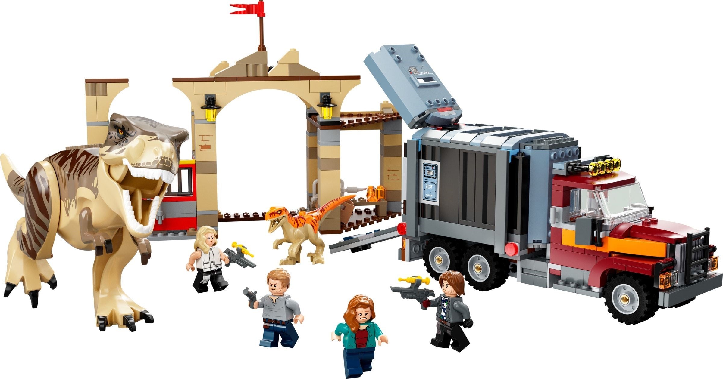 LEGO Jurassic World T. Rex & Atrociraptor: Dinosaurier-Ausbruch 76948