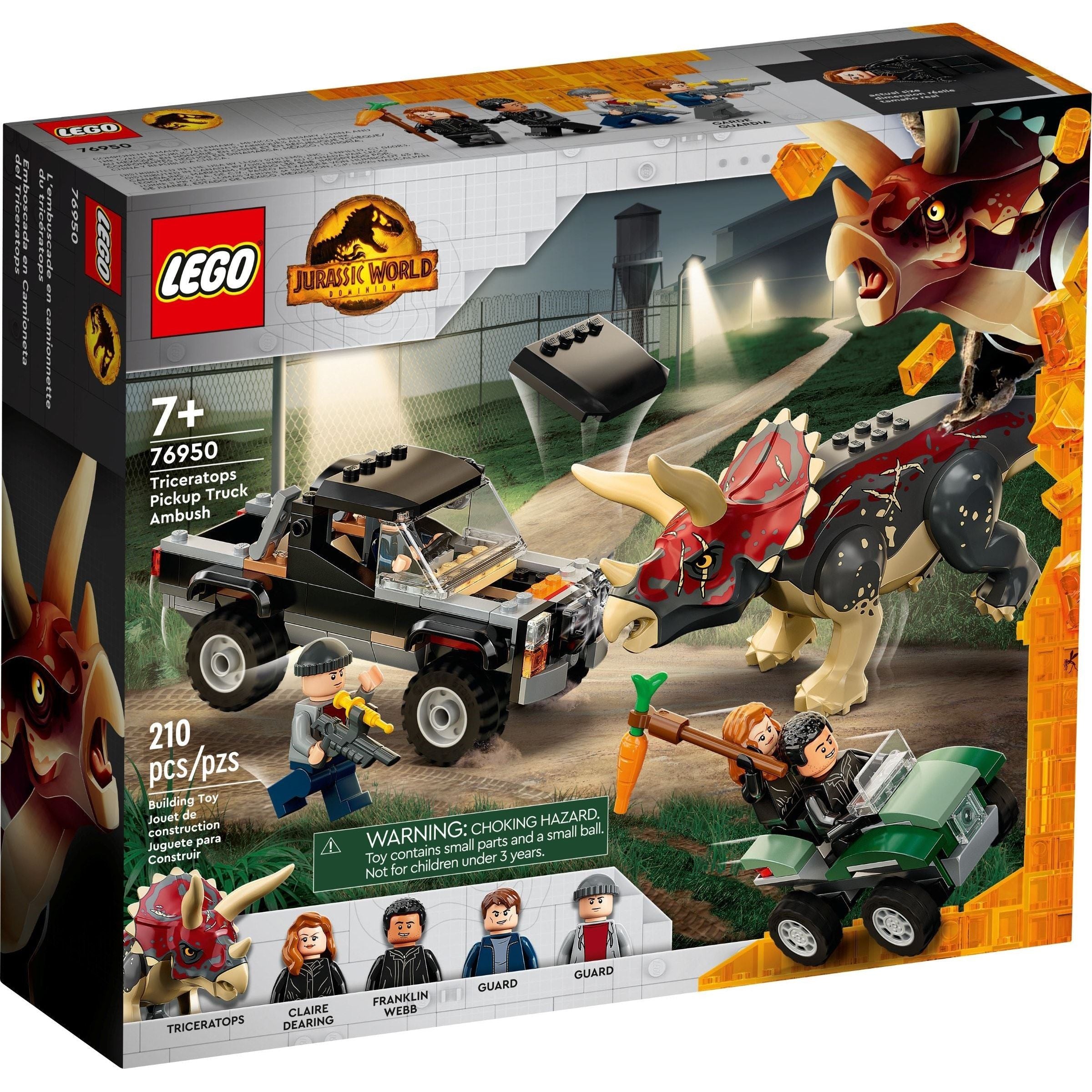 LEGO Jurassic World Triceratops-Angriff 76950