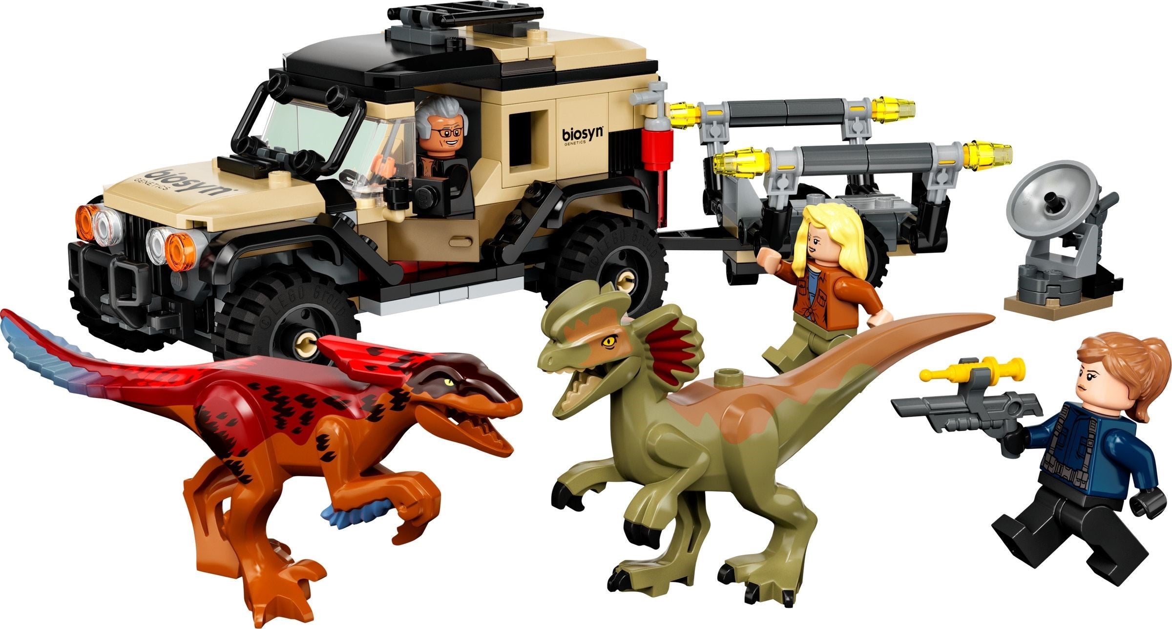 LEGO Jurassic World Pyroraptor & Dilophosaurus Transport 76951
