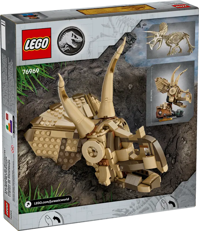 LEGO JurassicWorld™ Dinosaur Fossils: Triceratops Skull 76969