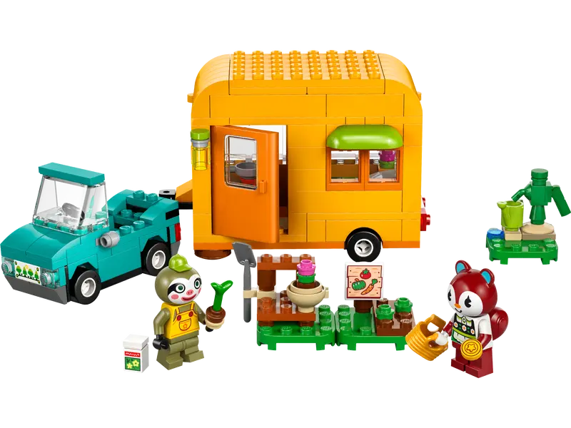 LEGO Animal Crossing Gerds Wohnwagen & Gärtnerei 77054