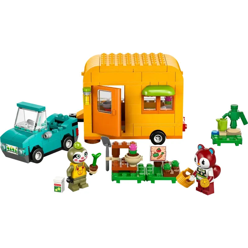 LEGO Animal Crossing Gerds Wohnwagen & Gärtnerei 77054
