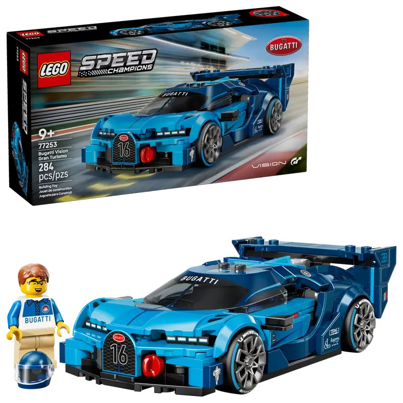 LEGO Speed Champions Bugatti Vision GT Hypersportwagen 77253
