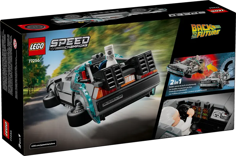 LEGO Speed Champions Zeitmaschine aus Zurück in die Zukunft 77256
