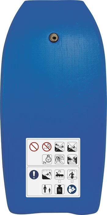 Bodyboard Beach L 93x46x5 cm, Fangriemen, max. Belastbarkeit 75 kg, ab 7 Jahren