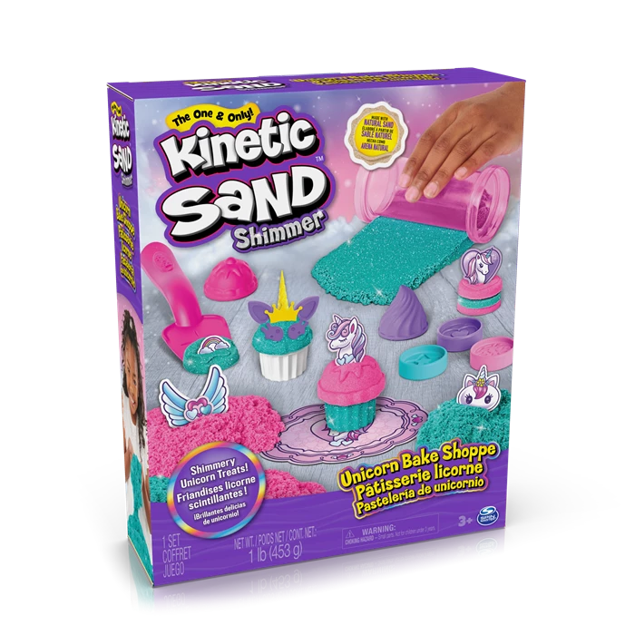 Kinetic Sand Unicorn Bake Shoppe 453 g - 3 Farben
