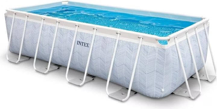 Intex Chevron Prism Rectangular Pool Set
