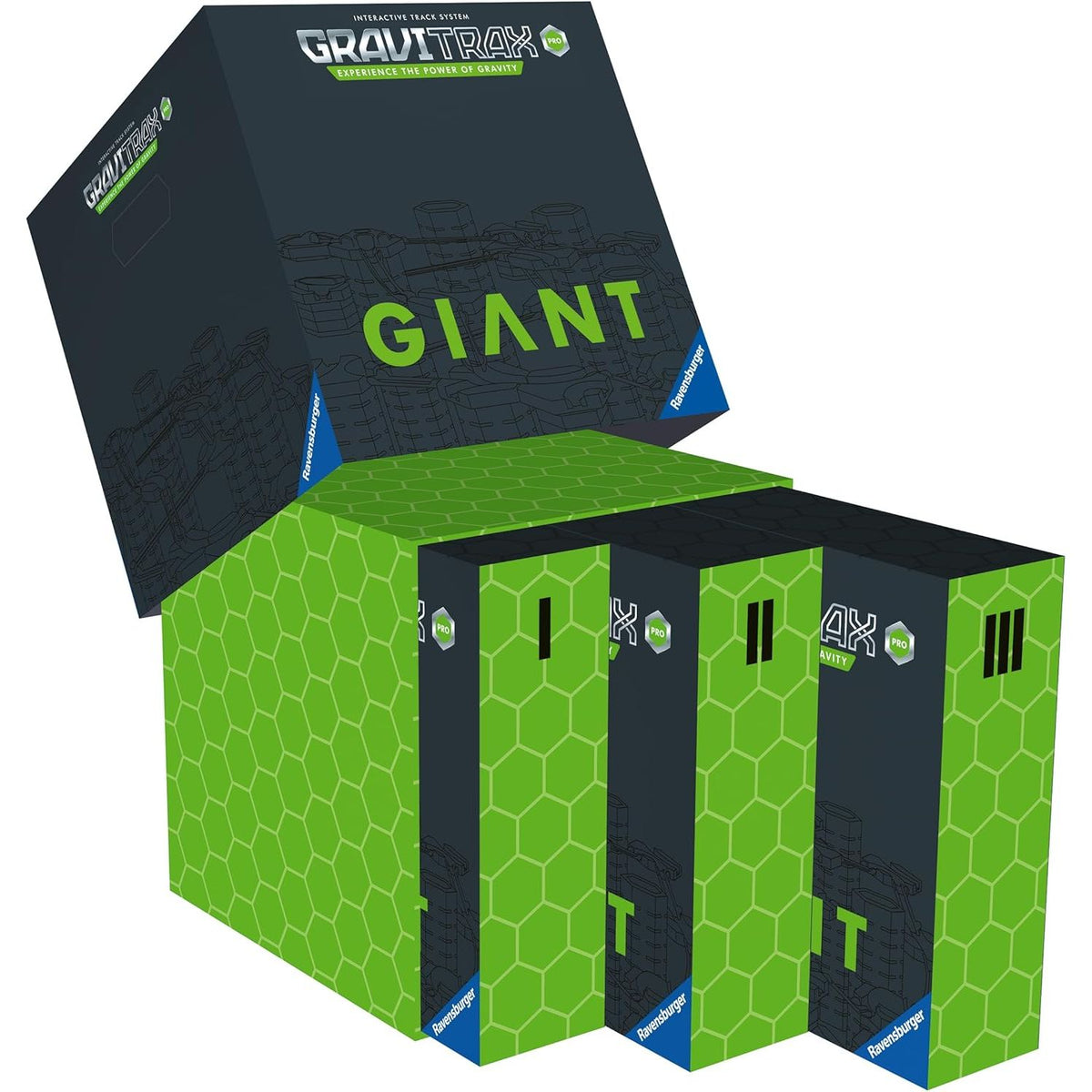 Ravensburger GraviTrax PRO Starter-Set Giant- Erweiterbare Kugelbahn für Kinder, Interaktive Murmelbahn, Lernspielzeug und Konstruktionsspielzeug ab 8 Jahren