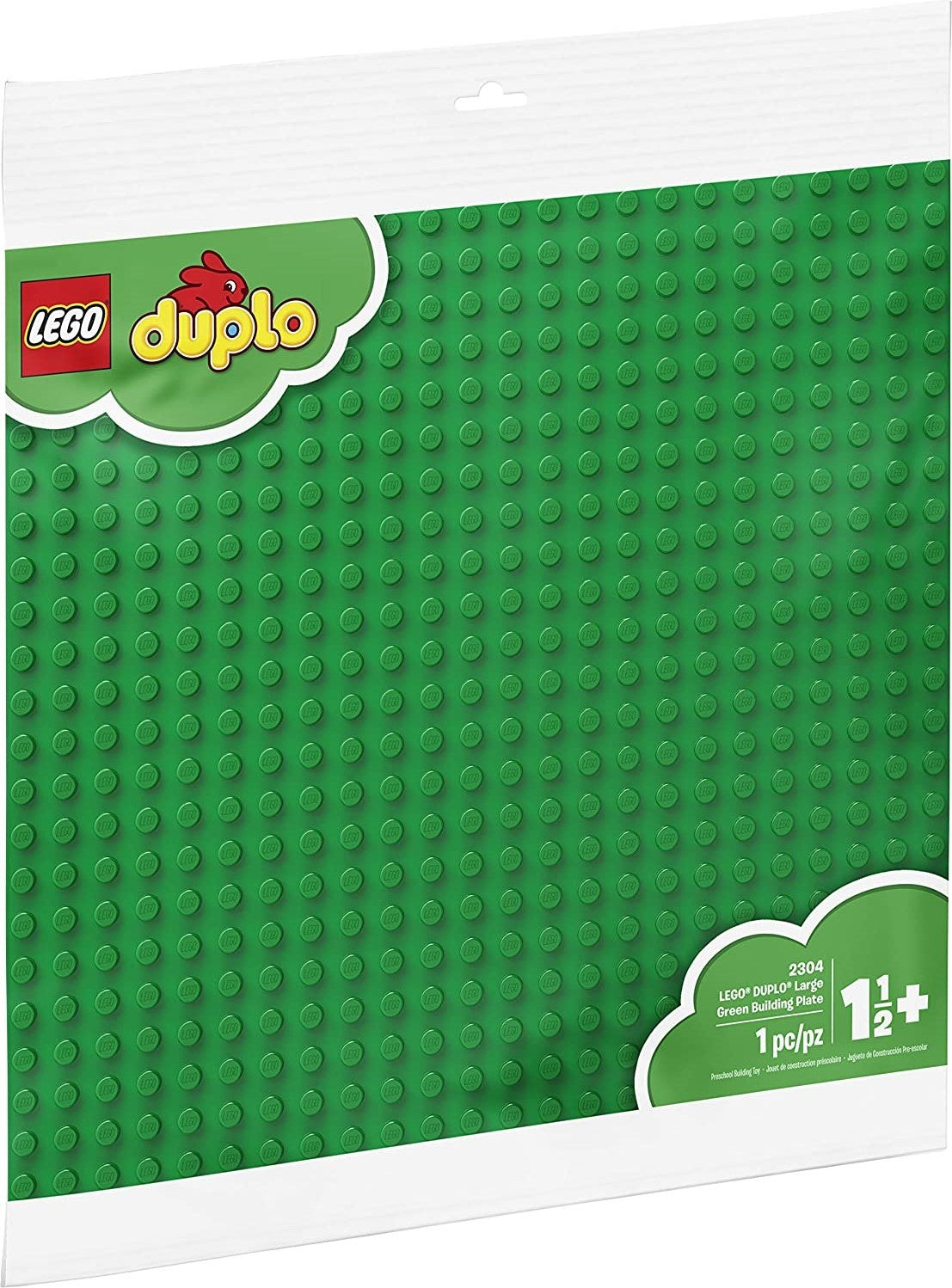 Plaque de construction LEGO DUPLO verte 2304