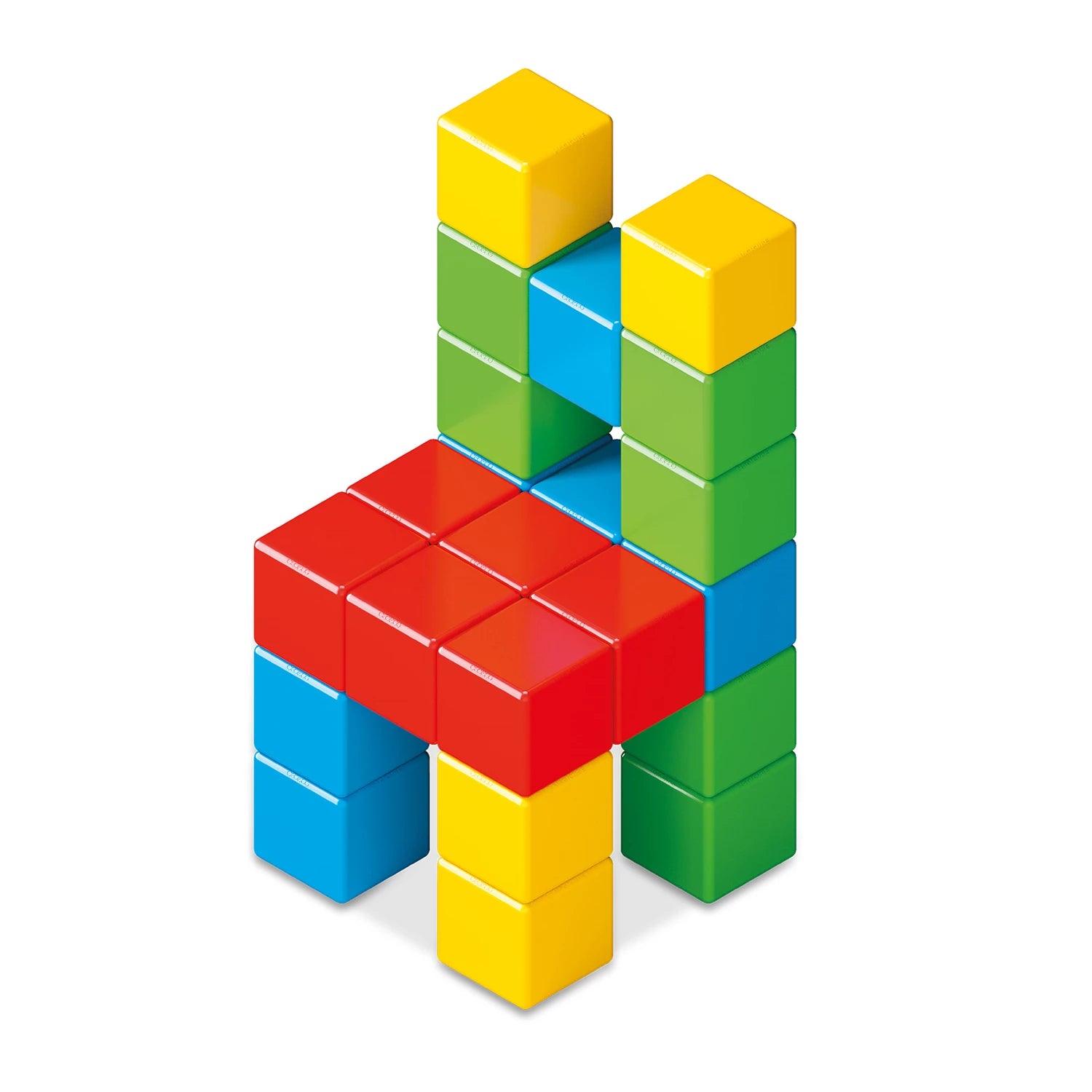 Geomag Full Color GREEN line Crystal 24 Teile