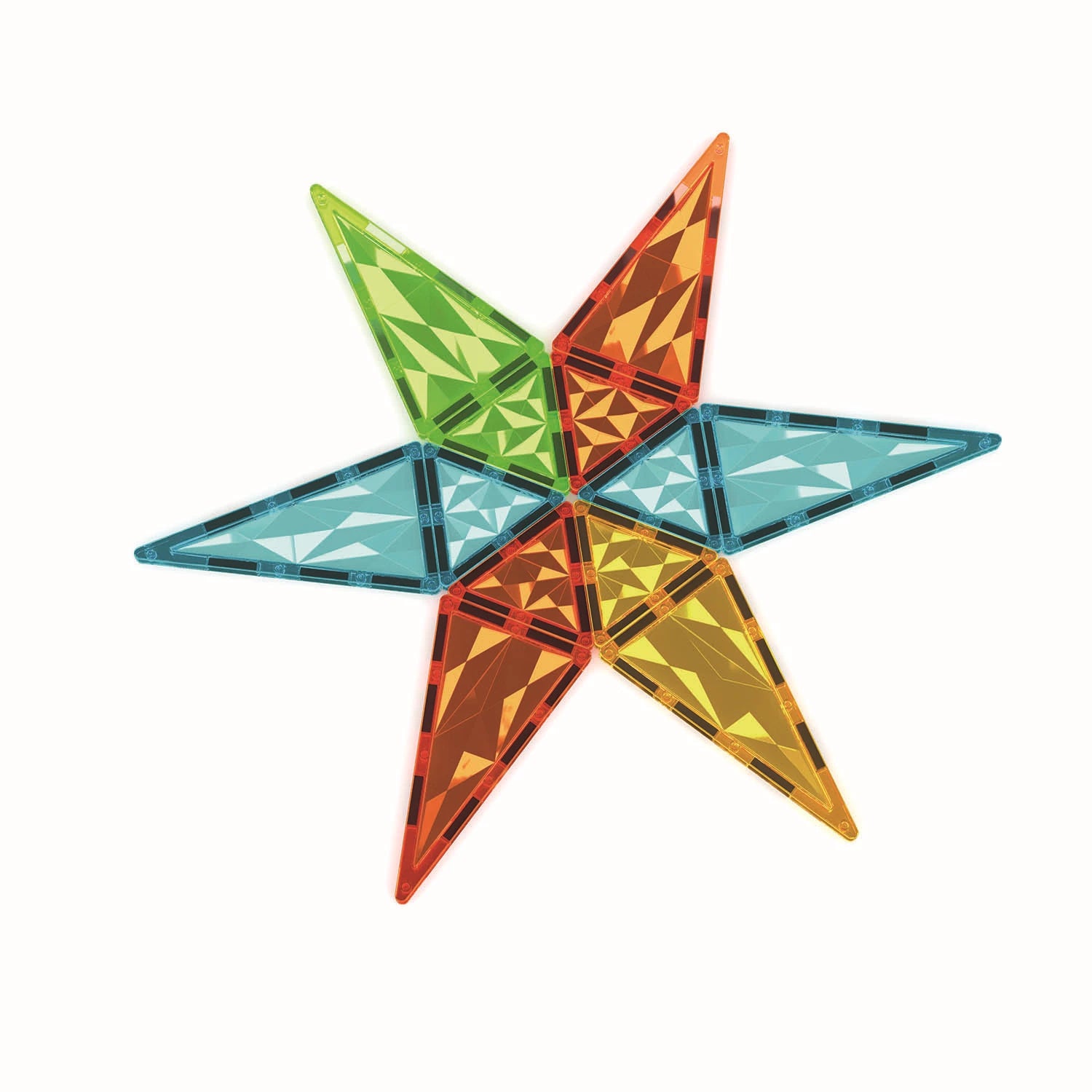 Geomag Magnetic Tiles Gems 44 Teile