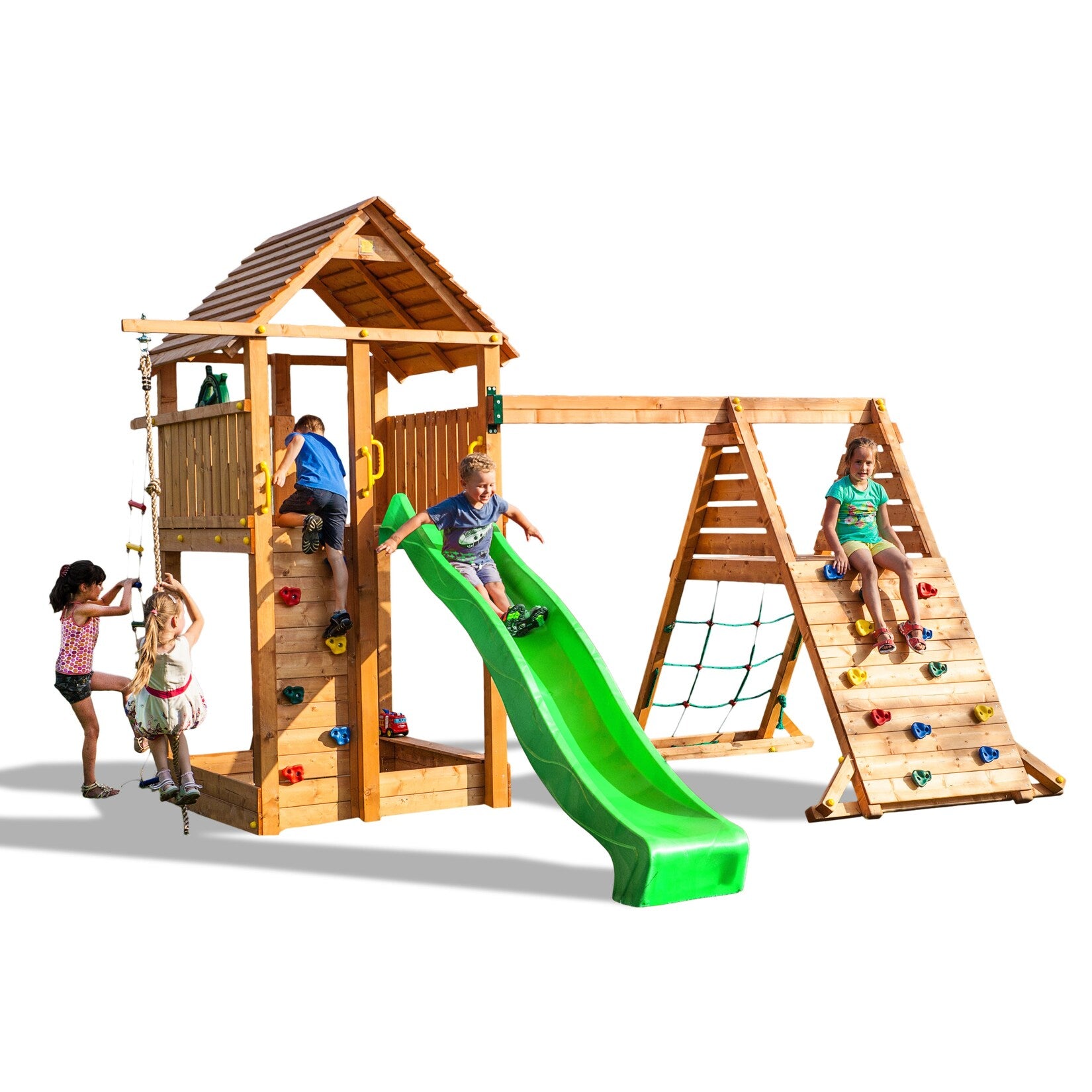 Fungoo SET SPIDER FORTRESS  slide GREEN