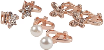 Clip On Ohrringe 3 Paare