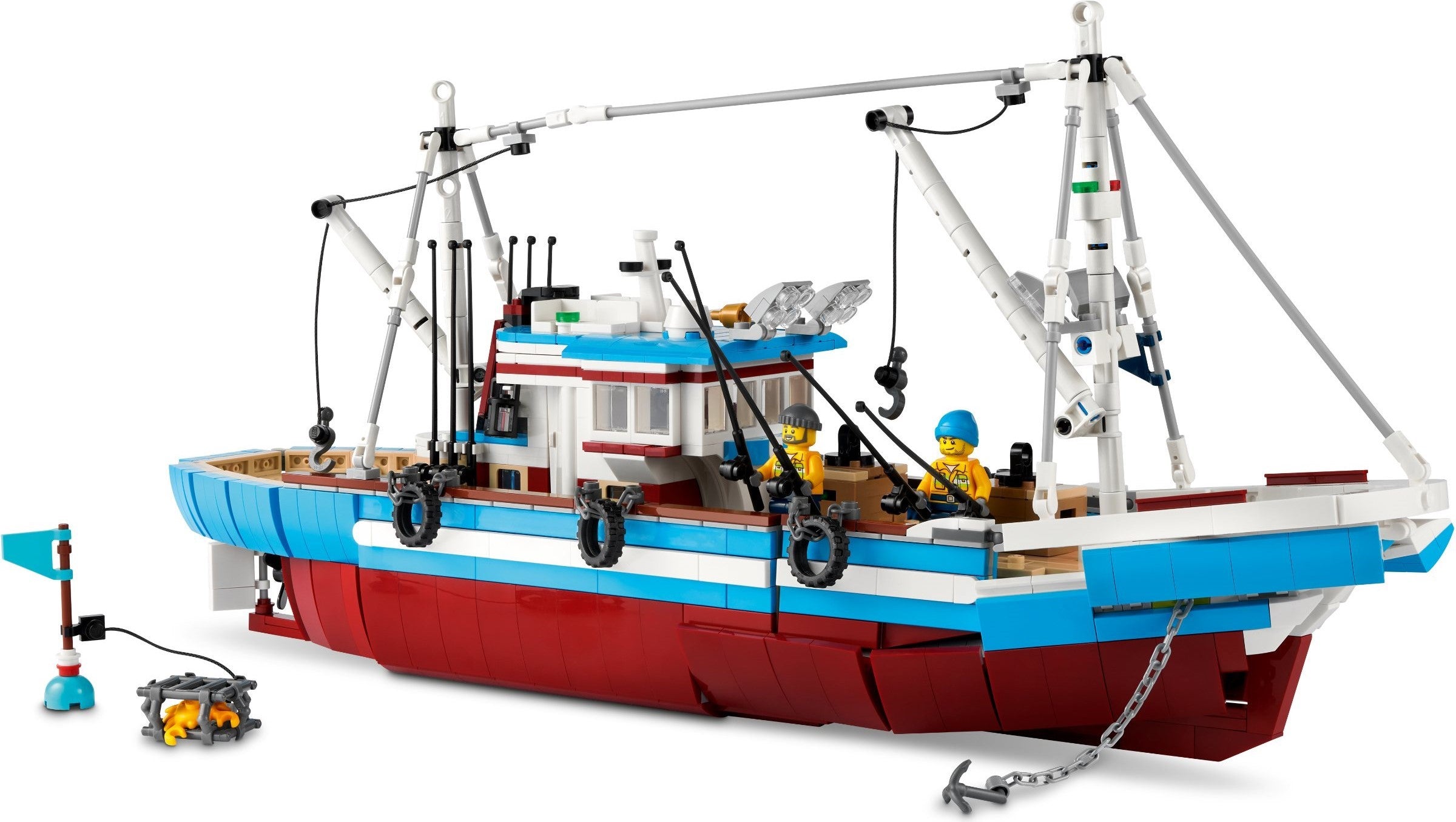 LEGO Bricklink Grosser Fischkutter 910010