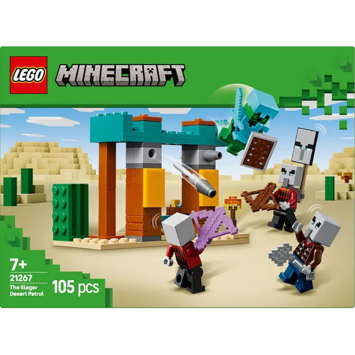 LEGO Minecraft™ Die Illager-Wüstenpatrouille 21267