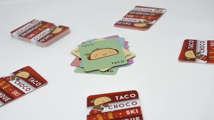 Blue Orange Taco Schoggi Ski Fondue Hockey