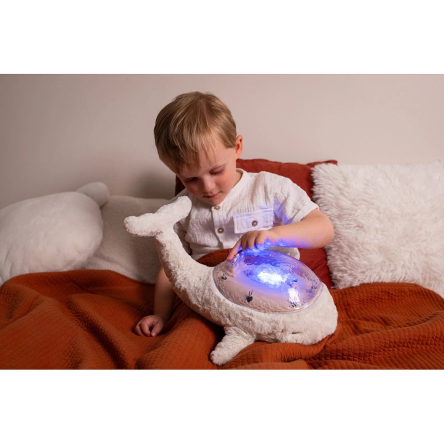 Cloud B Tranquil Whale - Nachtlicht Weiss (wiederaufladbar)