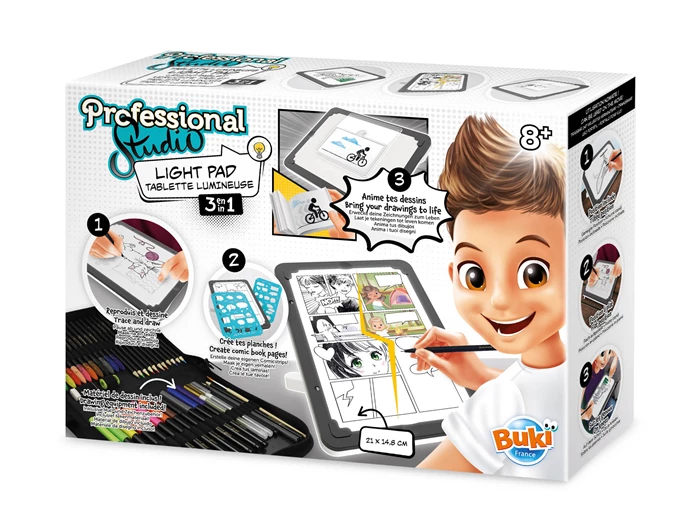 BUKI PROFESSIONAL STUDIO LEUCHTTABLET 3 IN 1