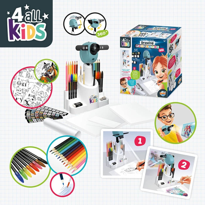 BUKI ZEICHENPROJEKTOR 2 IN 1