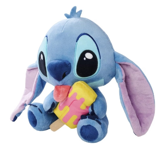 Simba Disney Stitch mit Eis am Stiel, 25cm