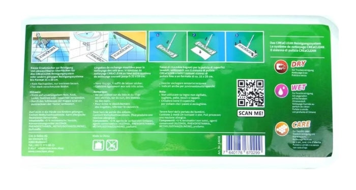 CREaCLEAN ULTRA WET L · Nasse Ersatztücher · 21.5x26.5cm, 20 Stück
