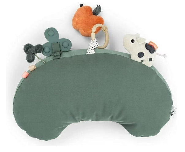 Done by Deer Tummy time Spielkissen Tiny farm Grün