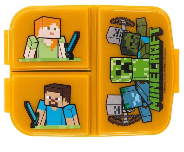 Stor Minecraft Alex & Steve - Lunchbox mit Fächern