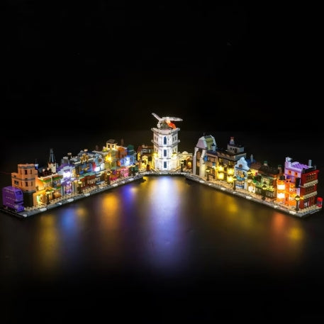 BrickBling LED Licht Set für LEGO Harry Potter: Die Zauberläden der Winkelgasse™ (76444) inkl. Fernbedienung