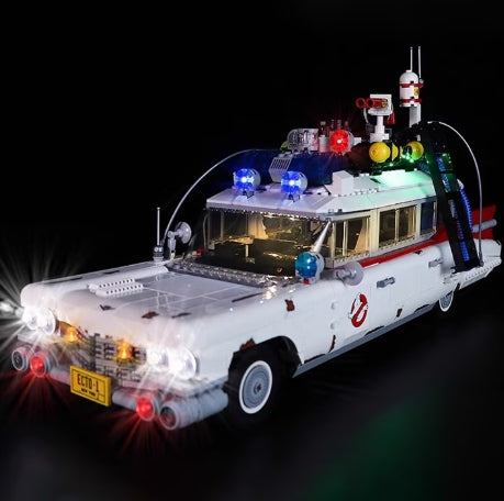 BrickBling LED Licht Set für LEGO Ghostbusters: Auto ECTO-1 (10274) inkl. Fernbedienung