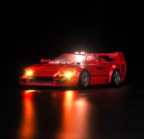 BrickBling LED Licht Set für LEGO Ferrari F40 Supersportwagen (76934)